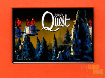 Jonny Quest Hovercraft art 2x3'' fridge/locker magnet 