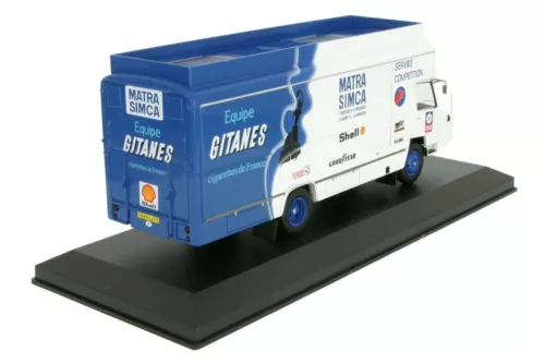 Vehículo de apoyo IXO Berliet Stradair Simca Matra Equipe Gitanes - escala 1/43 - Imagen 2 de 2