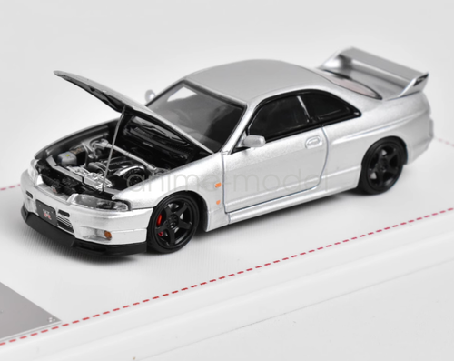 FH 1:64 Silver Skyline GTR R33 Carreras Deportes Diecast Metal Coche Nuevo Regalo - Imagen 2 de 11
