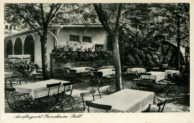 AK Bensheim Zell a. d. B. ca. 1935 (?) Gasthaus Zur Mühle / Worms Heppenheim