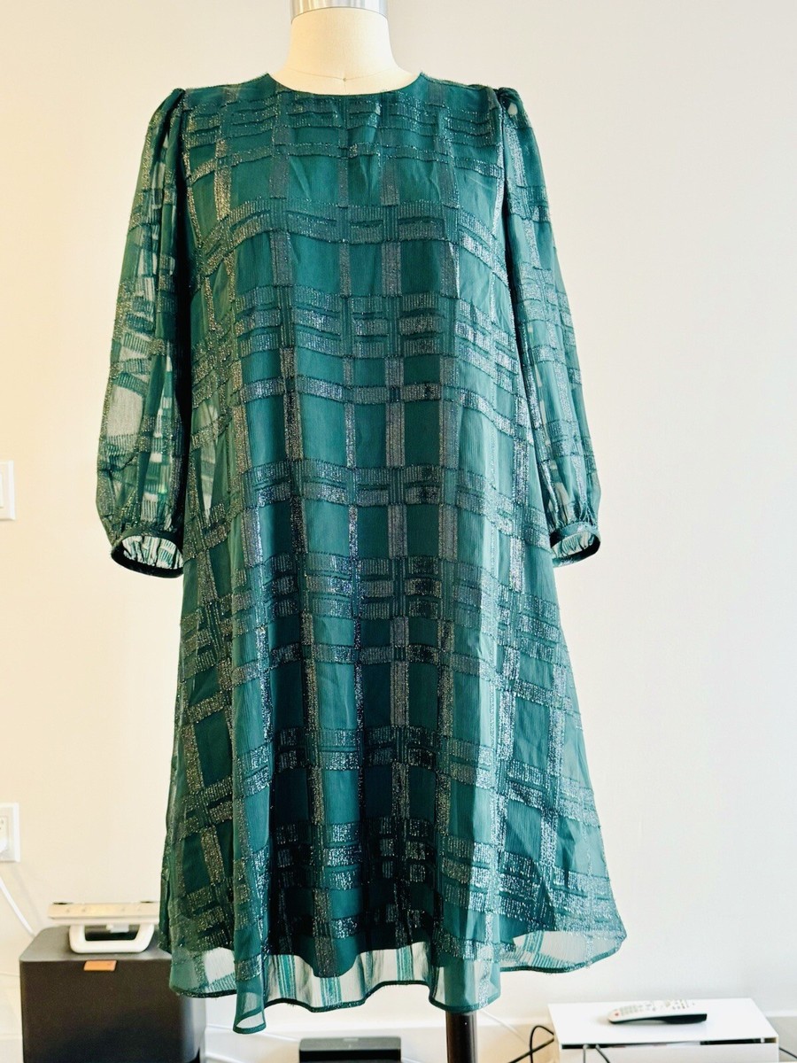 calvin klein flowy dresses Metallic Chiffon Summer Dress Wedding dress