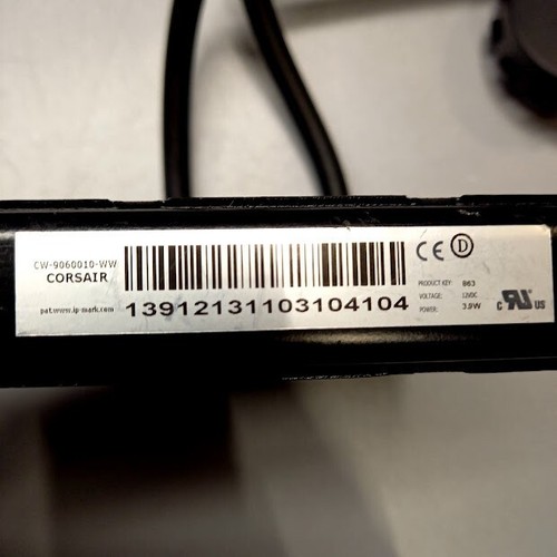 Refroidisseur CPU AAIO 120mm Corsair CW-9060010-WW - Fonctionne, Occasion, sans ventilateurs/accessoires - Photo 3/5