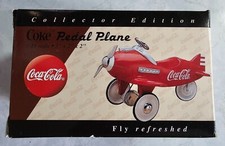 Coca Cola Pedal Plane Collector Edition 1997 With Box 1:18 Scale Fly Refreshed
