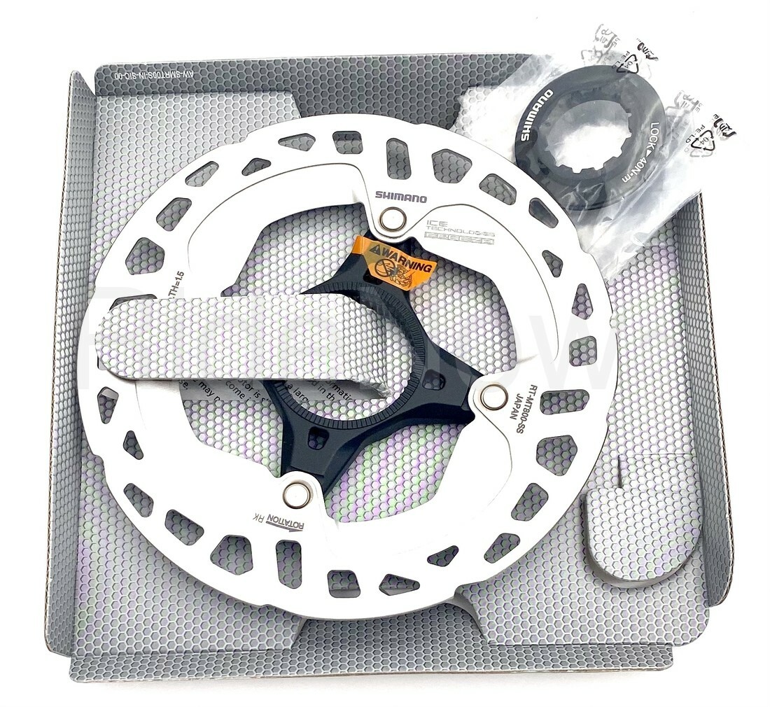 Shimano XT RT-MT800 140mm Bike Disc Brake Rotor Center Lock