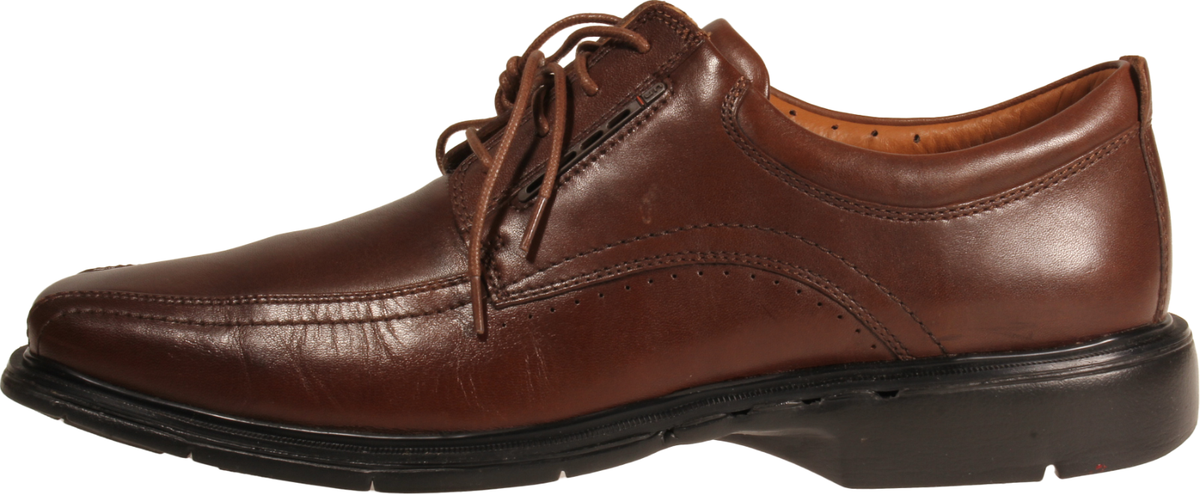 Clarks Un.Kenneth Mens Oxford Brown Leather US Size 11.5 M 