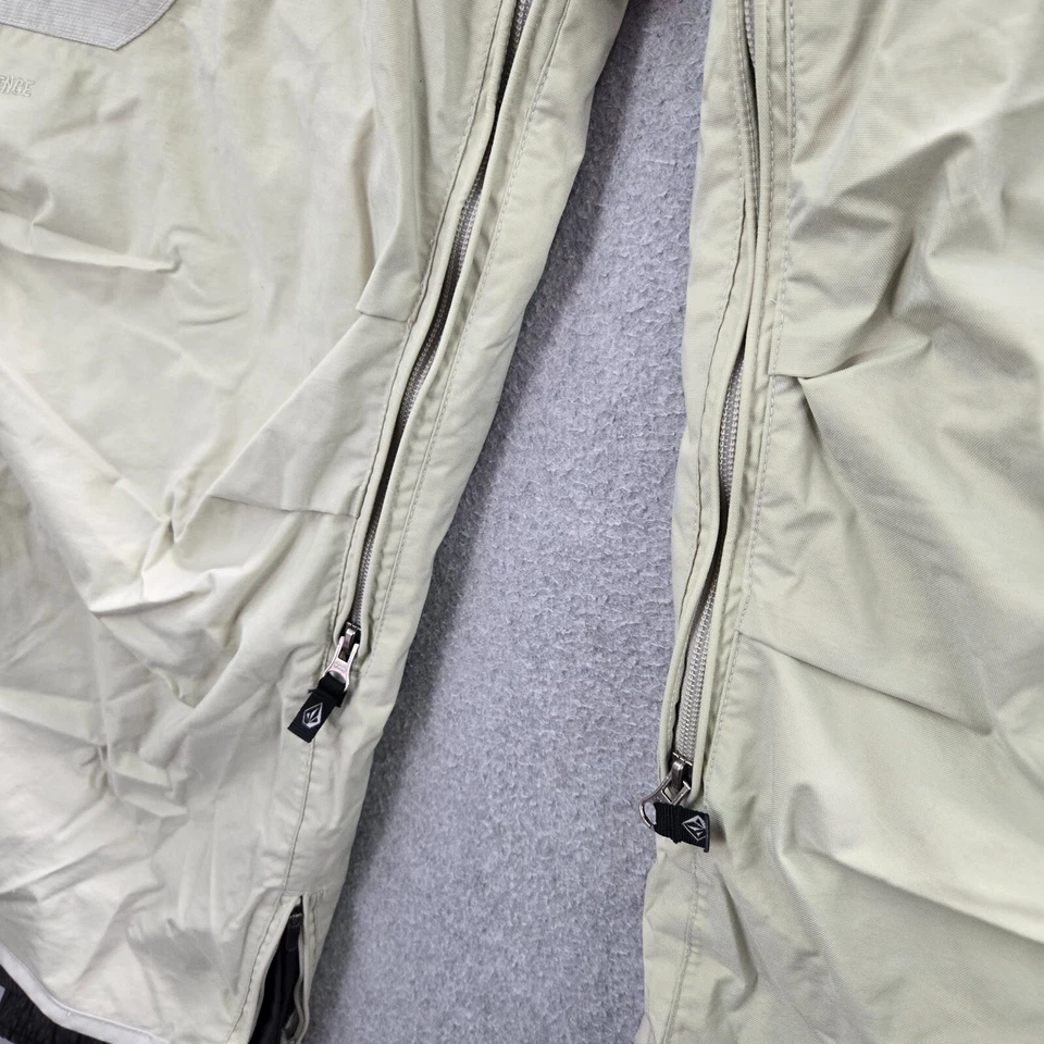 Volcom Hombres Ropa Activa Pantalones S Beige Snowboard Esquí Línea V 30 en Entrepierna LEER Foto 4 de 4