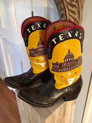Heritage Boot Co., Austin Texas, Men's “Capital Of Texas” Cowboy Boots |  eBay