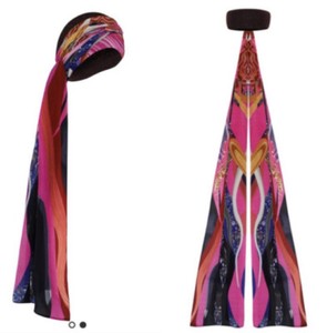 CAMILLA “Ruffle Some Feathers” red silk boho hippie woven twist headband Camilla Headband | eBay Australia main image 4