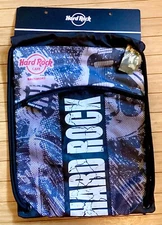 HARD ROCK CAFE BALTIMORE ADJUSTABLE DRAWSTRING CHINCH BAG 14” x 16”