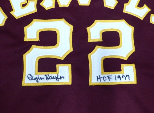 Elgin Baylor Autographed Hardwood Legends Jersey HOF 1977 Beckett BN14529 - Picture 3 of 4