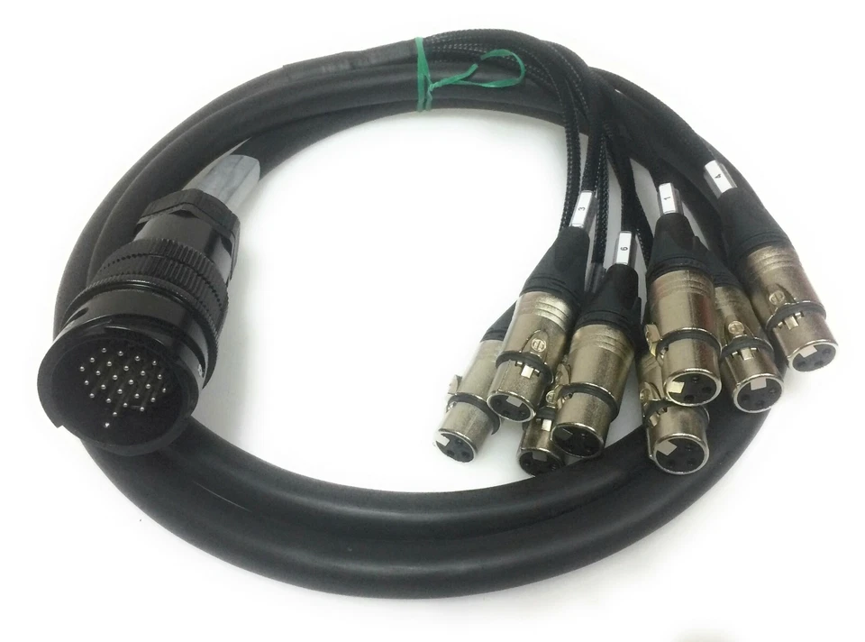 DG Systems - Spider 8 canali 25 poli maschio / 8 XLR Neutrik - Made in Italy