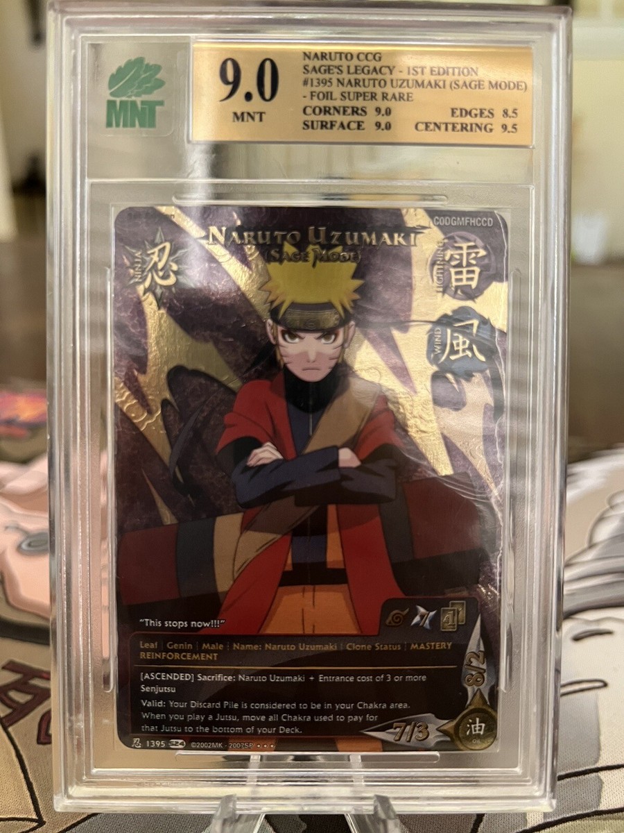 Naruto Uzumaki (Sage Mode) N1395 Naruto CCG MNT 9.0 | eBay