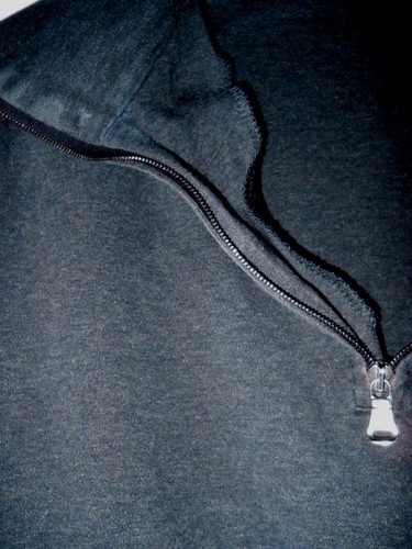 HUGO BOSS 1/4 Cremallera Suéter Camisa Gris Oscuro Talla XL Pima Algodón Largo/S - Imagen 4 de 11