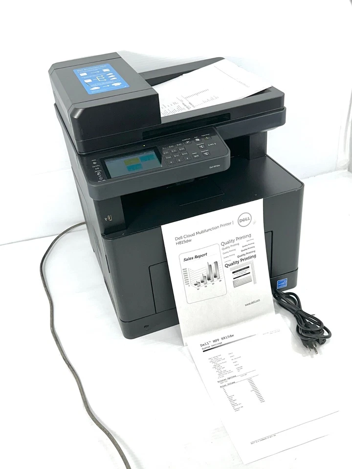 Dell H815DW Monochrome Laser Printer Use 13k Pg Ct MFP, Tested Video, Toner 100% - Image 3 of 4