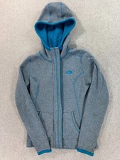 The North Face Full Zip Fleece Hoodie Jacket Women's X-Small Blue