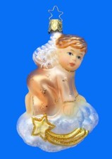 EDRA LIMITADA INGE VIDRIO CIELO NUBE ALEMÁN VIDRIO SOPLADO ADORNO NAVIDAD ÁNGEL