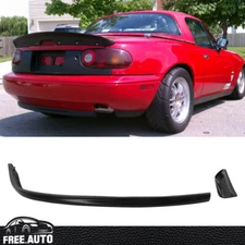 Black PU RS Rear Bumper Lip Bodykit Spoiler for 90-97 Mazda Miata MX5