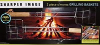 Sharper Image S'mores 2 Piece Kit Grilling Basket Sharper Image S'mores 2 Piece Kit Grilling Basket