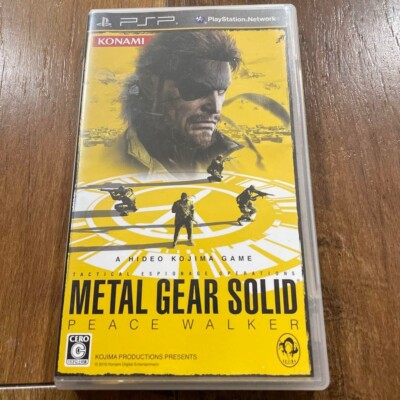 Metal Gear Solid Peace Walker Sony PSP Japan PSP PlayStation