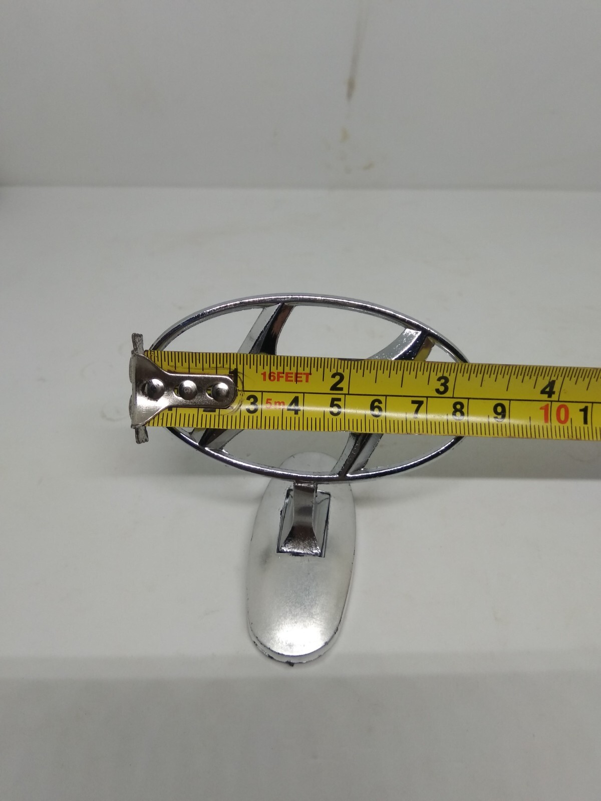 Chrome Hyundai Front Hood Ornament Emblem Badge NOS eBay