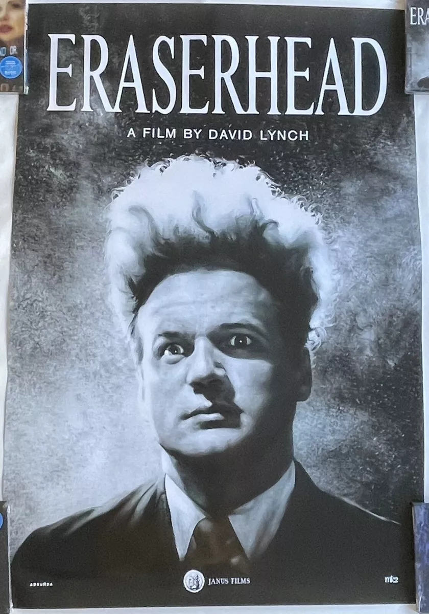 ERASERHEAD original poster signed by DAVID LYNCH and JACK NANCE on linen