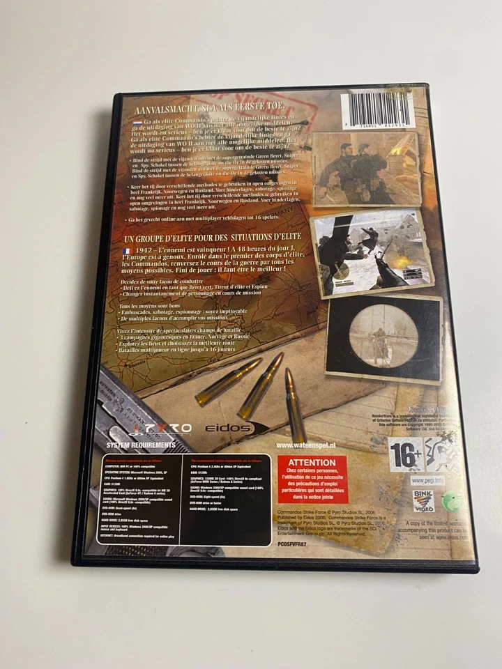 Commandos: Strike Force PC DVD-ROM Game and Box (No Manual) - Tested - Image 4 of 4