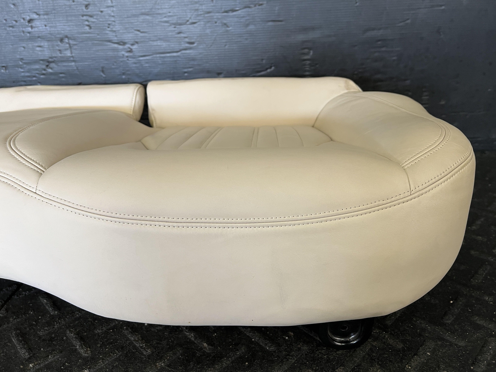 2016 MASERATI GHIBLI REAR LOWER BOTTOM BENCH SEAT CUSHION TAN LEATHER