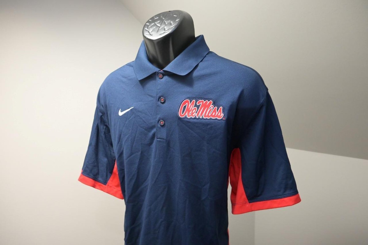 ole miss dri fit polo
