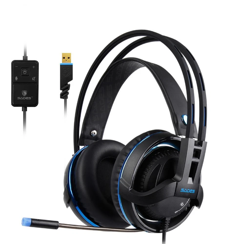 SADES Diablo Realtek Gaming Audio Headset USB Connection Windows 7.