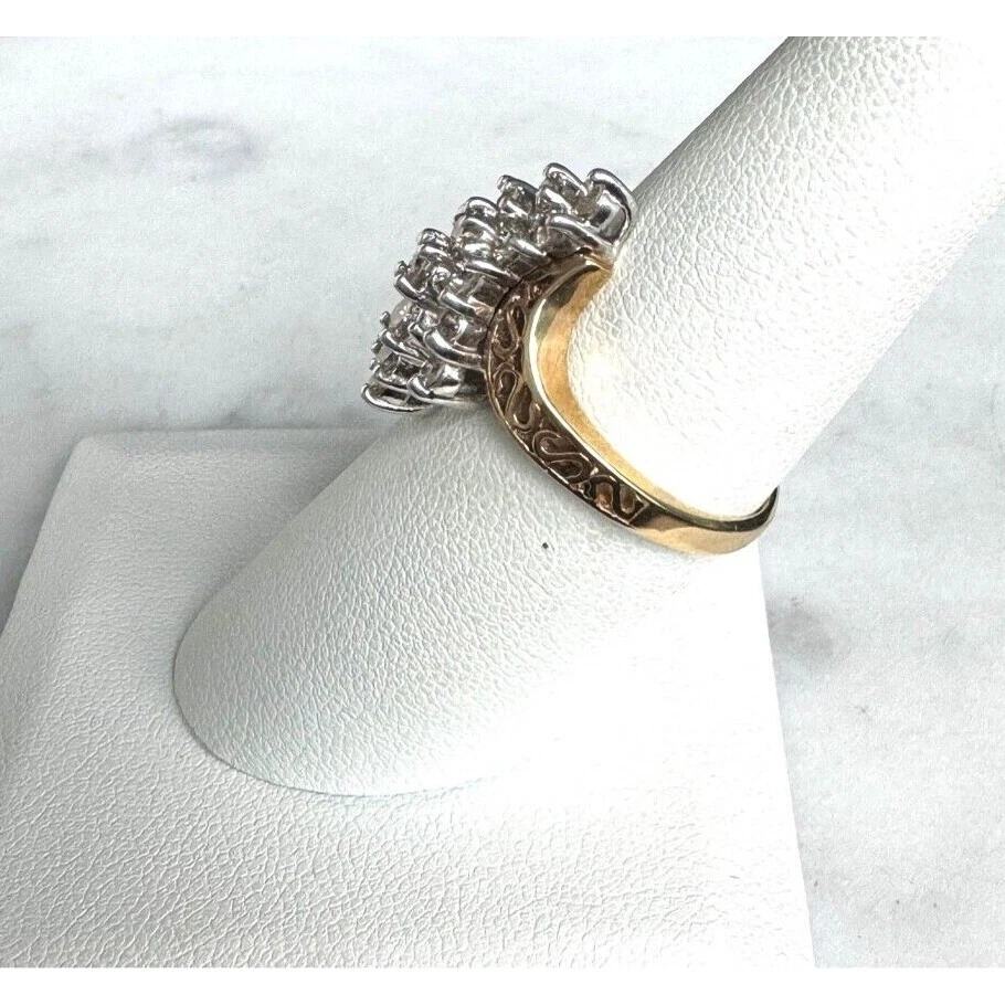 ''STYLECREST'' 14K YELLOW GOLD 0.86 CARAT DIAMOND RING SKY - Image 3 of 4