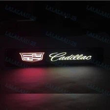 Car Front Bumper Grille Emblem Luminescent Badge Sticker For Cadillac LED Light