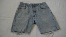 men's cut off denim shorts