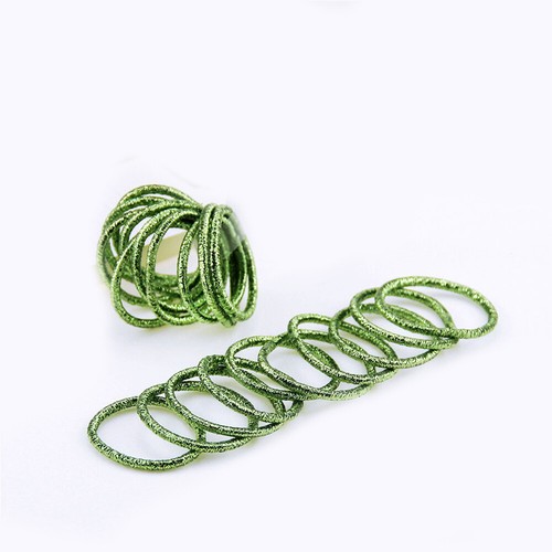 10pcs Glitter Shiny Kids Girl Elastic Hair Band Rubber Band Tie Ponytail Hold ❥ - Picture 7 of 21