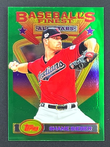 SHANE BIEBER 2020 Topps Finest Flashbacks #112 Cleveland Indians - Picture 1 of 2