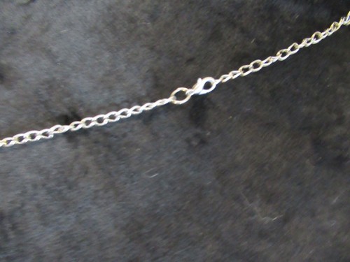 Silver tone Metal Necklace With Multi-Colored Beads - Picture 7 of 7