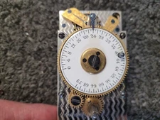 ANTIQUE BANK SAFE TIME LOCK VAULT CLOCK