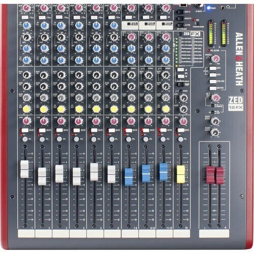 Allen and Heath ZED-12FX 12-Channel Mixer with USB & Effects (MINT) - Image 3 of 4