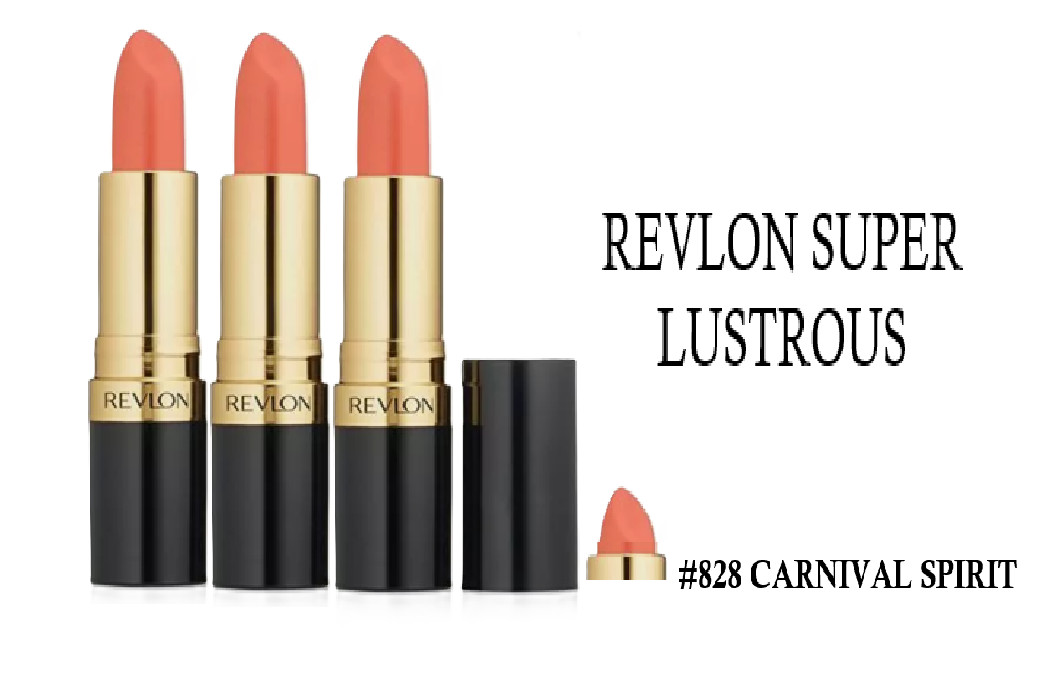 3 Штуки губной помады Revlon Super Lustrous LipStick 828 Carnival Spirit New В УПАКОВКЕ 3 штуки 2390₽