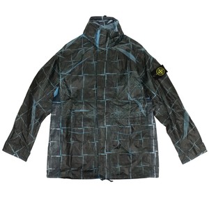 stone island paper jacket