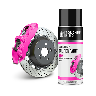 Pink 2K Aerosol Brake Caliper Paint Hi-Temp Resistance Made in USA