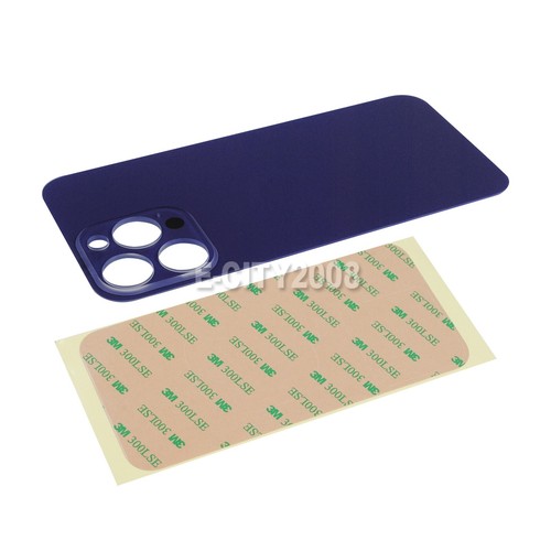Vitre arrière de remplacement gros trou pour iPhone 14 Pro Max - Photo 8 sur 29