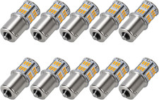 10 Packs LED Light Bulbs Super Bright 1156 1141 1003 BA15S for Cars 12V Non-Pola