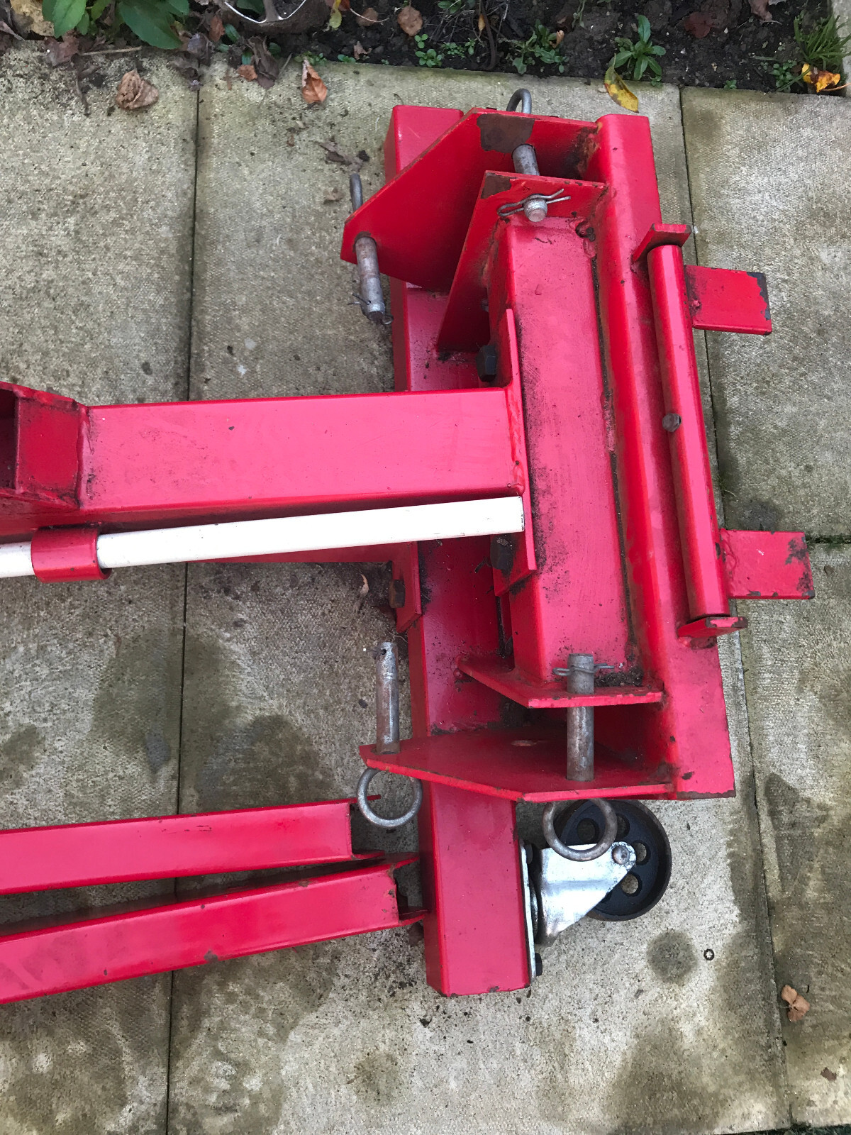 1 Ton Sealey Hydraulic Lift Engine Crane Hoist Pulley Trolley