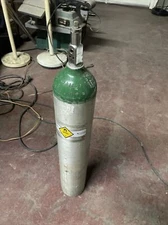 Empty Compressed Oxygen Tank