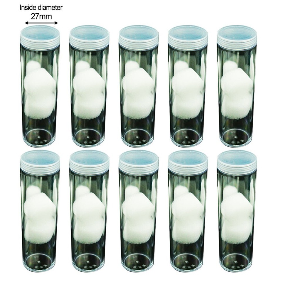 Clear Plastic Coin Storage Tubes Maximum Protection for Your Collection