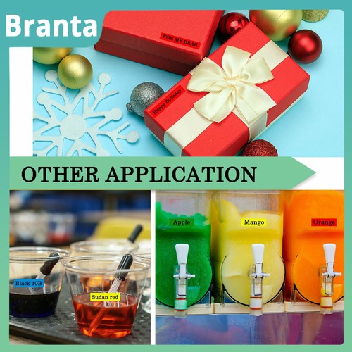 3x 91221 Kompatibel Schriftband für Dymo Letra Tag Plastik Band XR LT-100H 12mm - Bild 8 von 8