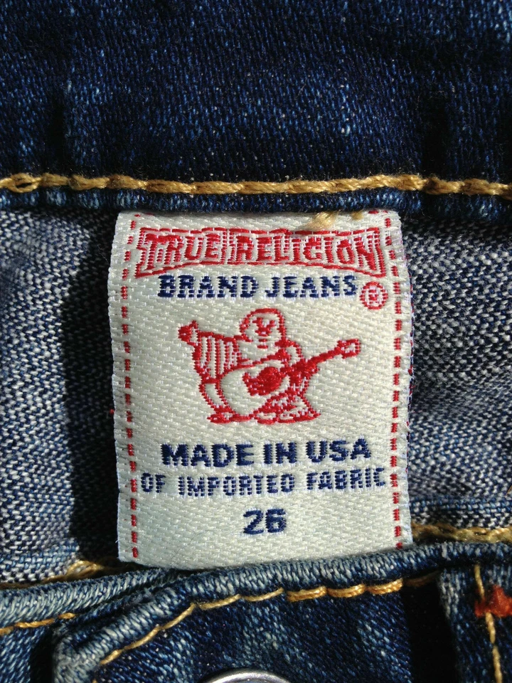 True Religion 'BILLY' Blue Jeans Size W26 L31 AU8 XS - Image 4 of 4