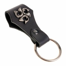 Ringhalter mit Zierbeschlag Halter G&uuml;rtelhalter Schl&uuml;sselanh&auml;nger Ring G&uuml;rtel