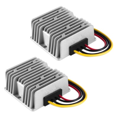 2X(2X DC Buck Converter Damp Proof 48V to 24V 10A 240W Voltage Reducer DC 1045
