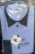 Dress Shirts Blue For Boys Multiple Sizes Available Great Quality Best Prices